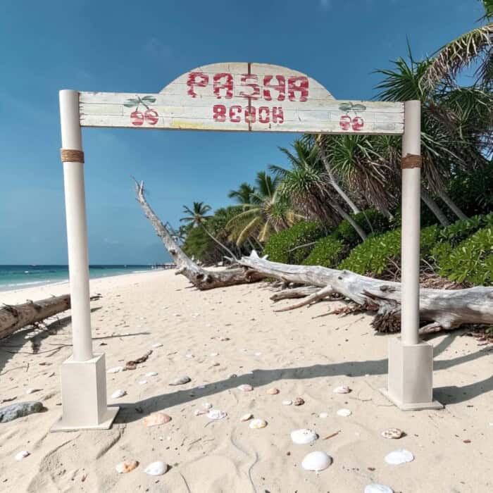Ingang Pasha Beach