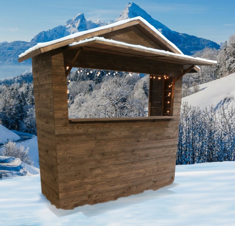 Verhuur themadecoratie | Après-Ski Winter Bar Basic | €220,00 | Kerst