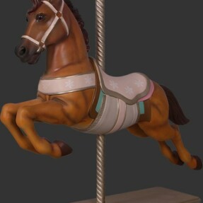 carouselpaardbruin