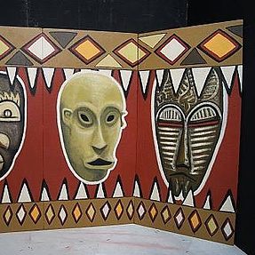 schilderijafrikamaskers