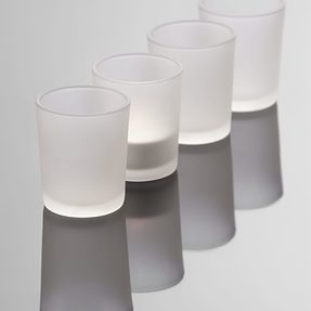 tealight frosted scaled