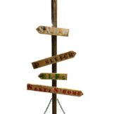 Bord / wegwijzer winter - Afbeelding 19