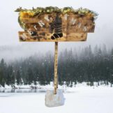 Bord / wegwijzer winter - Afbeelding 17