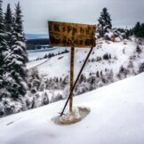 Bord / wegwijzer winter - Afbeelding 9