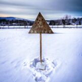 Bord / wegwijzer winter - Afbeelding 8