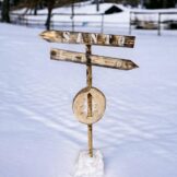 Bord / wegwijzer winter - Afbeelding 14