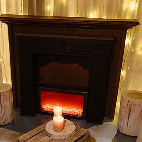 Sierschouw + vuurtje