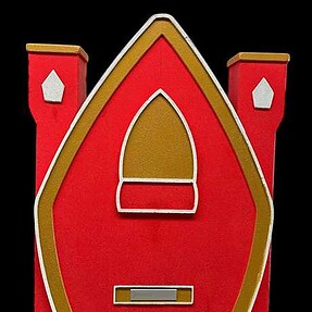 Grote rode brievenbus