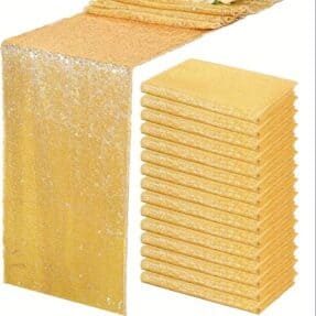 Tafelloper goud glitters