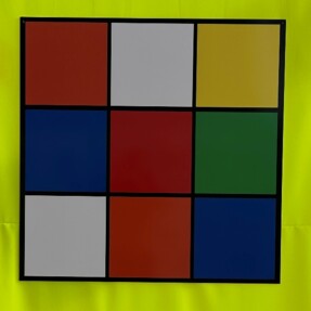 Rubiks Cube paneel