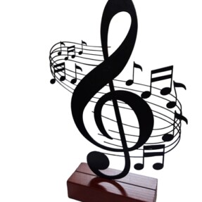 Solsleutel op voetje