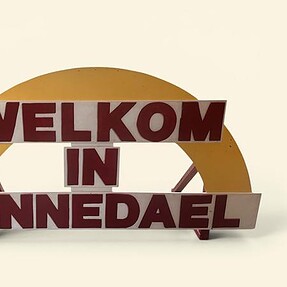 Bord Welkom Zonnedael