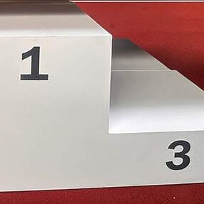 Winnaarspodium